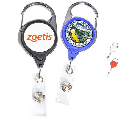 No-twist Carabiner Badge Reel