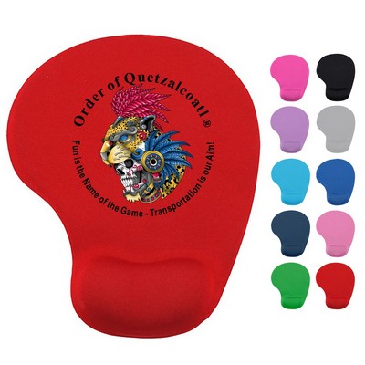 Full Color Mouse Pad w/ Gel Wrist Rest